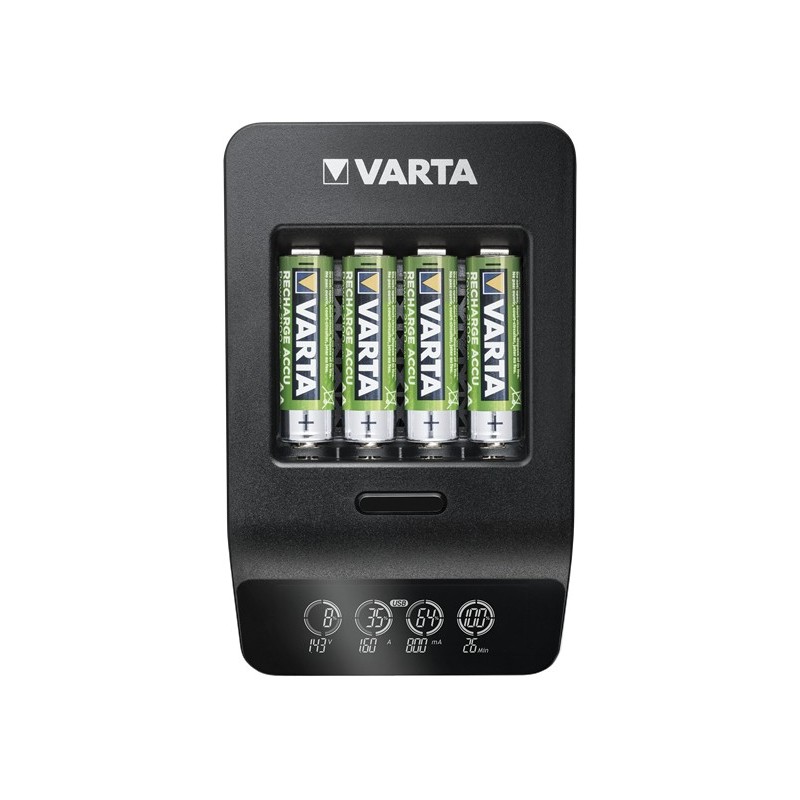 Varta LCD SMART CHARGER+ carica batterie Batteria per uso domestico AC