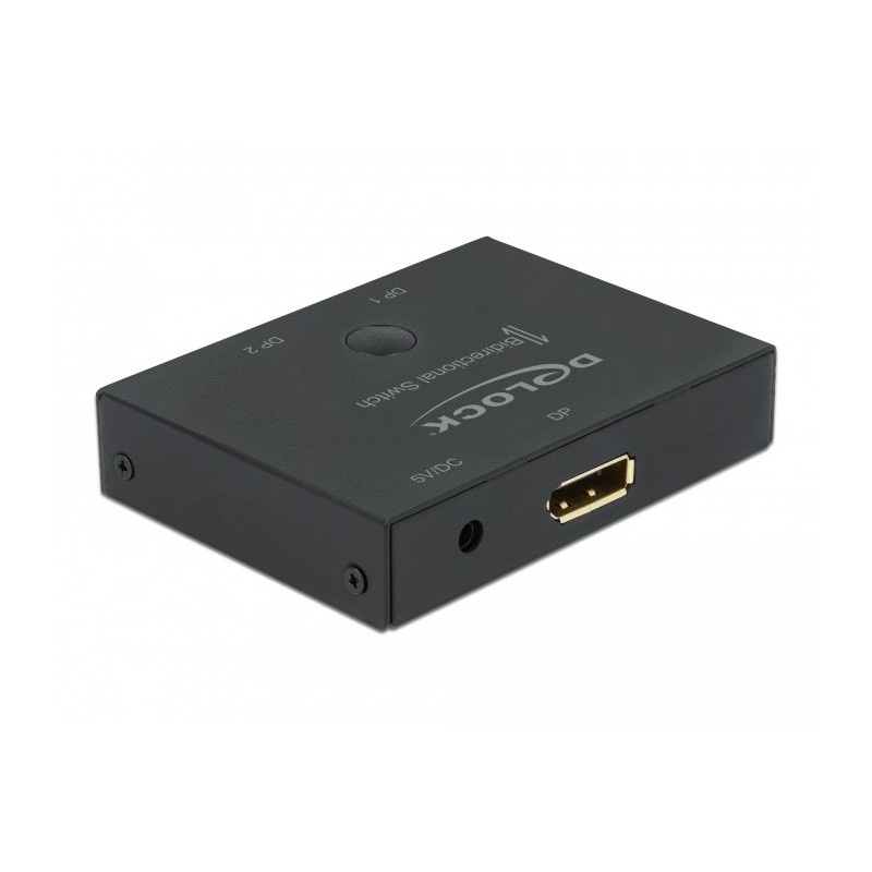 DeLOCK Interruttore bidirezionale DisplayPort 2 - 1 8K 30 Hz