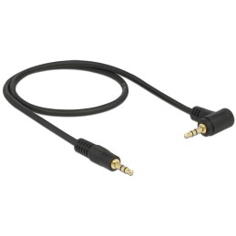 DeLOCK 3.5 mm, 1 m cavo audio 3.5mm Nero