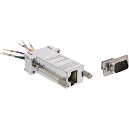 InLine Adattatore modulare telefonico RS232 Sub-D 9pin m. a RJ45 f.