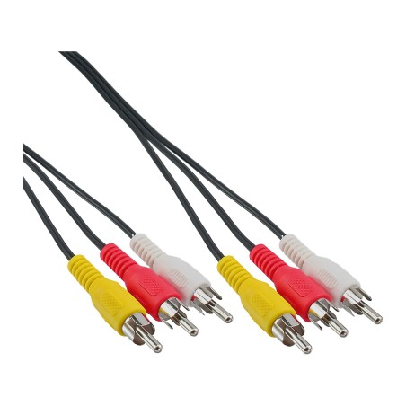 InLine Cavo Audio   Video 3x RCA maschio   maschio, 2m