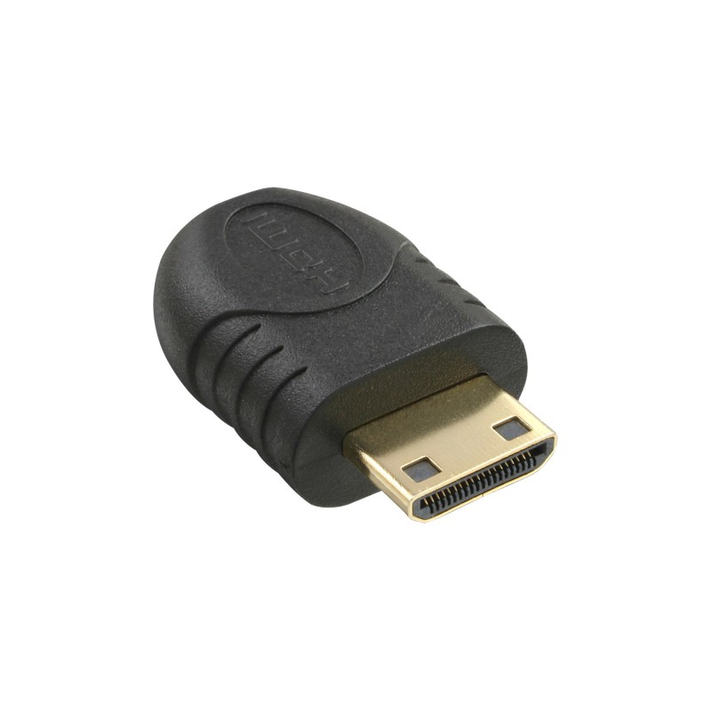 InLine Adattatore Mini HDMI Tipo C maschio a Micro HDMI Tipo D femmina, dorato