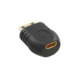 InLine Adattatore Mini HDMI Tipo C maschio a Micro HDMI Tipo D femmina, dorato