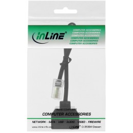 InLine Distributore ISDN, da 1x RJ45 M a 2x RJ45 M, (8P4C), 15cm, senza res.