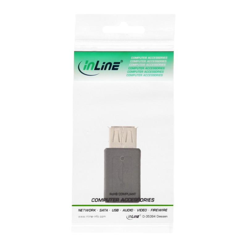 InLine Adattatore USB 2.0 Micro B femmina   A femmina