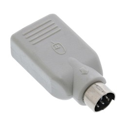 InLine Adattatore USB A femmina   PS 2 Mini Din 6pin maschio