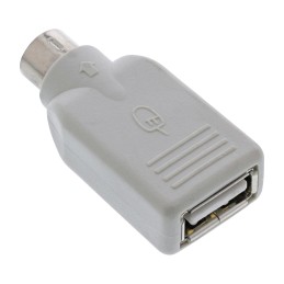 InLine Adattatore USB A femmina   PS 2 Mini Din 6pin maschio