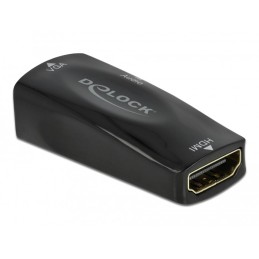 DeLOCK Adattatore HDMI-A femmina per VGA femmina 1080p con Audio