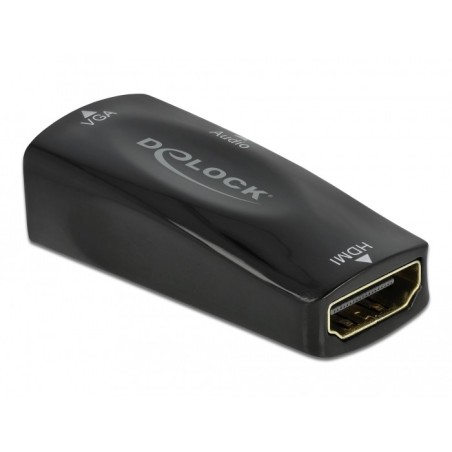 DeLOCK Adattatore HDMI-A femmina per VGA femmina 1080p con Audio