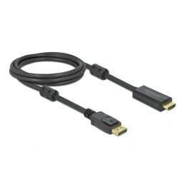 DeLOCK DisplayPort attivo 1.2 a cavo per HDMI 4K 60 Hz da 2 m