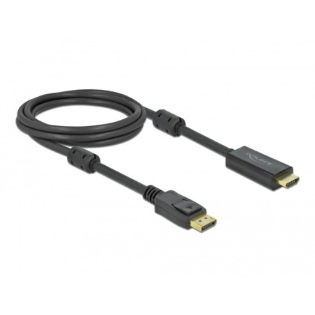 DeLOCK DisplayPort attivo 1.2 a cavo per HDMI 4K 60 Hz da 2 m