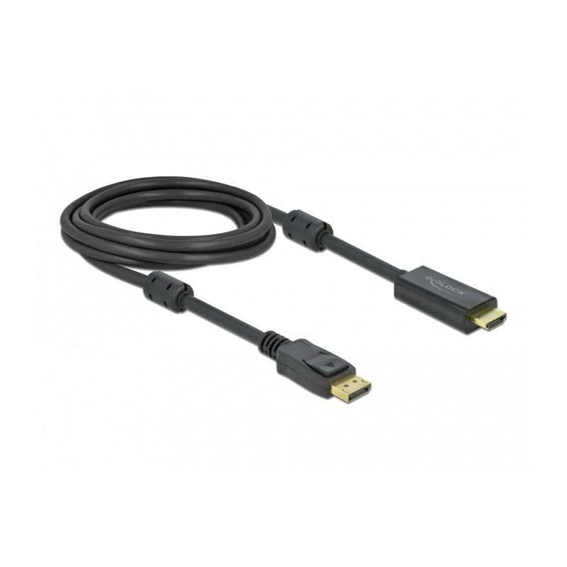 DeLOCK DisplayPort attivo 1.2 a cavo per HDMI 4K 60 Hz da 3 m