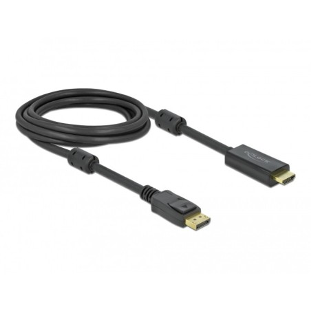 DeLOCK DisplayPort attivo 1.2 a cavo per HDMI 4K 60 Hz da 3 m