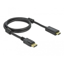 DeLOCK DisplayPort attivo 1.2 a cavo per HDMI 4K 60 Hz da 1 m