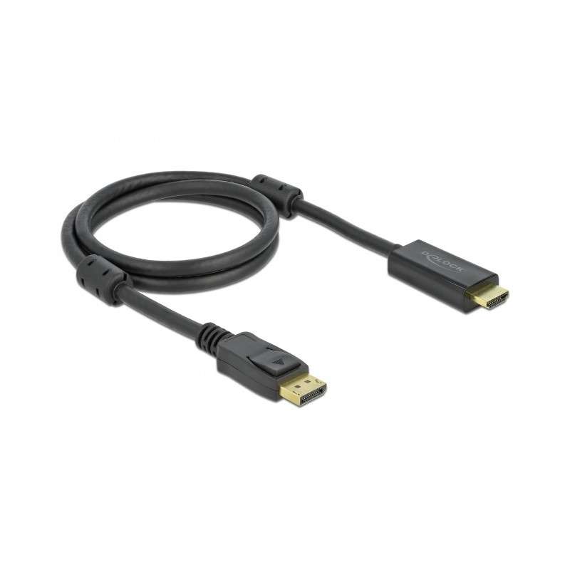 DeLOCK DisplayPort attivo 1.2 a cavo per HDMI 4K 60 Hz da 1 m