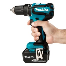 Makita DHP485Z trapano Senza chiave 1,1 kg Nero, Blu