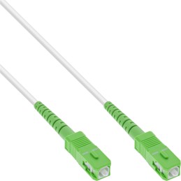 InLine Cavo FO simplex, FTTH, da SC APC 8° a SC APC 8°, 9 125µm, OS2, 2m