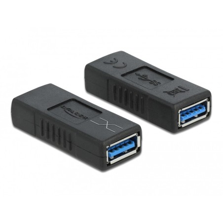 DeLOCK Adattatore USB 3.0 da femmina Tipo-A a femmina Tipo-A (incrociato)