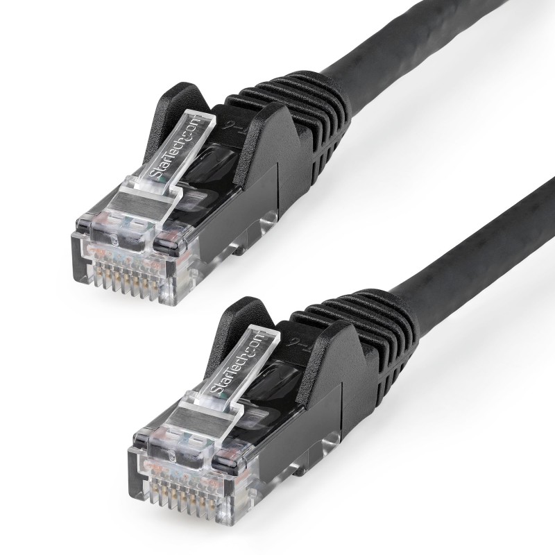 StarTech.com N6LPATCH3MBK cavo di rete Nero 3 m Cat6 U UTP (UTP)