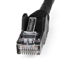 StarTech.com N6LPATCH3MBK cavo di rete Nero 3 m Cat6 U UTP (UTP)