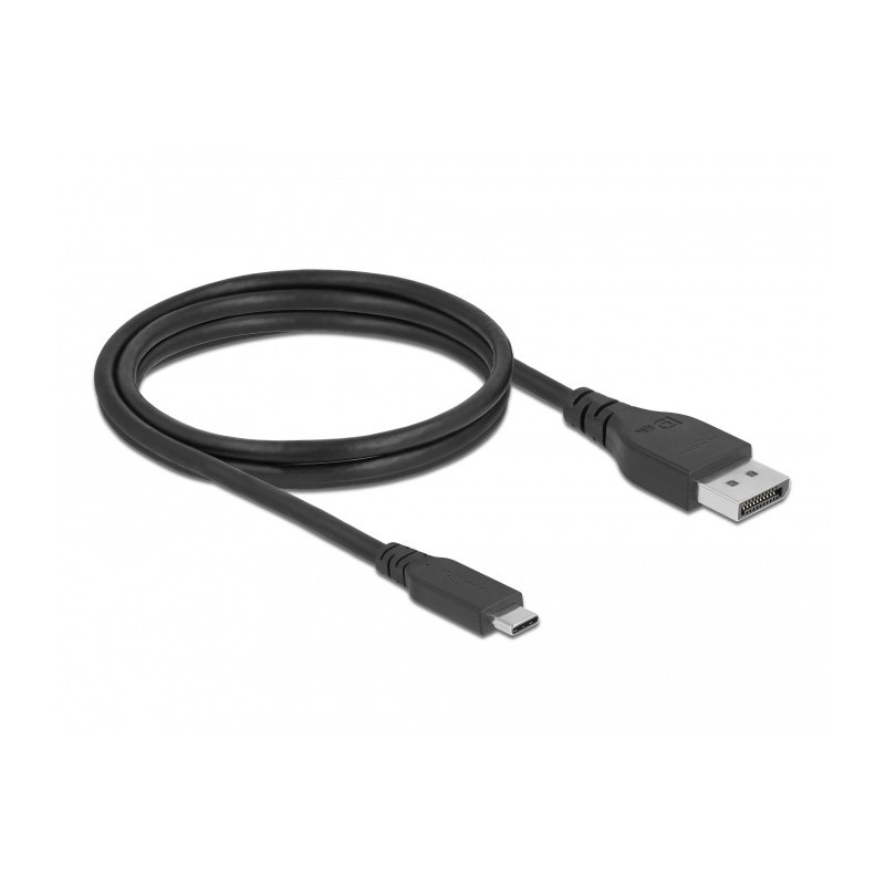 DeLOCK Cavo bidirezionale USB Type-C per DisplayPort (DP Alt Mode) 8K 60 Hz 1,5 m DP 8K certificato 8K