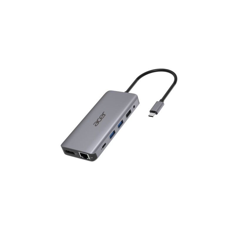 Acer 12-in-1 Type-C Dongle Cablato USB 3.2 Gen 1 (3.1 Gen 1) Type-C Argento