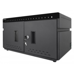 Manhattan 715959 portable device management cart& cabinet Armadio per la gestione dei dispositivi portatili Nero