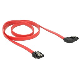 DeLOCK 83970 cavo SATA 0,7 m SATA 7-pin Nero, Rosso