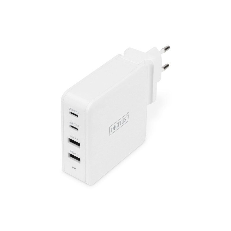 Digitus Adattatore di ricarica universale USB a 4 porte, USB-C™   USB A, 100 W, GaN