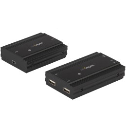 StarTech.com Extender USB 2.0 a 4 porte - Estensore Ethernet USB 2.0 multiporta via CAT5 CAT6 100m - USB Extender Hub via Lan