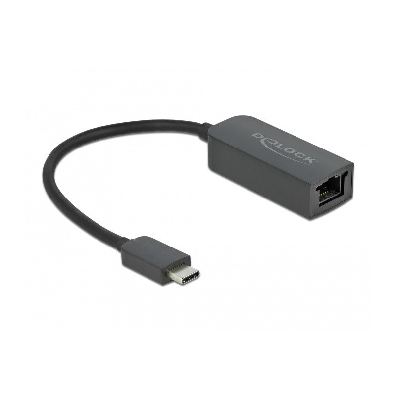 DeLOCK Adattatore USB Type-C maschio per 2,5 Gigabit LAN compatto