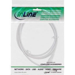 InLine Cavo di prolunga DC, maschio femmina 5,5x2,1mm, AWG24,bianco, 2m