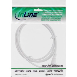 InLine Cavo di prolunga DC, maschio femmina 4,0x1,7mm, AWG24, bianco, 3m