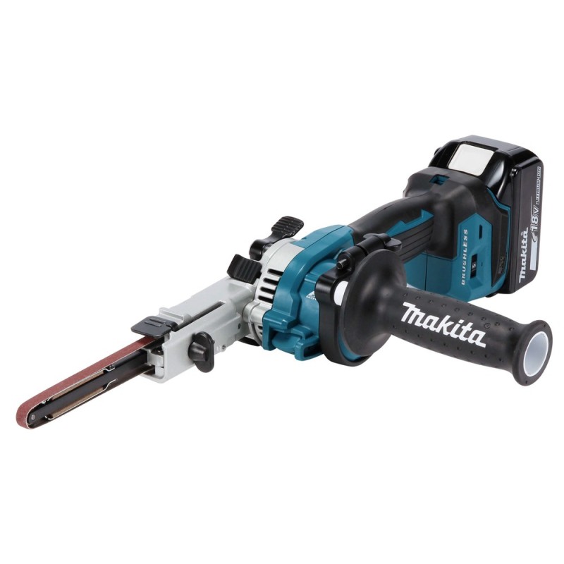 Makita DBS180Z levigatrice portatile Levigatrice per dettagli Nero, Blu