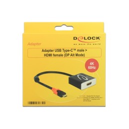 DeLOCK 62730 adattatore grafico USB 4096 x 2160 Pixel Nero