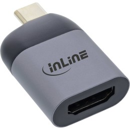 InLine USB Display Converter, da USB-C maschio a HDMI femmina, 4K60Hz