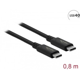 DeLOCK Cavo USB4 40 Gbps coassiale 0,8 m