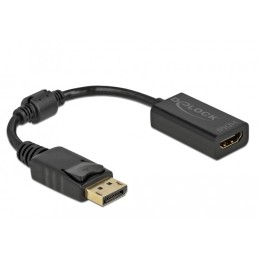 DeLOCK Adattatore DisplayPort 1.1 maschio a HDMI femmina passivo nero