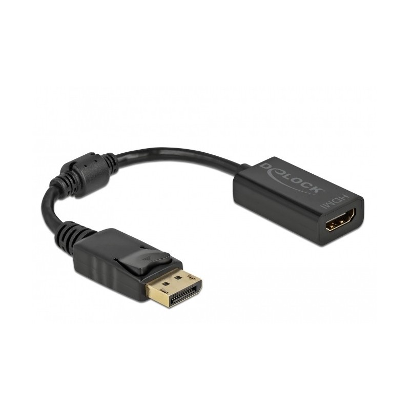 DeLOCK Adattatore DisplayPort 1.1 maschio a HDMI femmina passivo nero