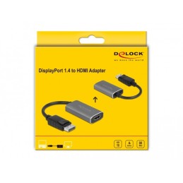 DeLOCK Adattatore attivo da DisplayPort 1.4 a HDMI 8K con funzione HDR