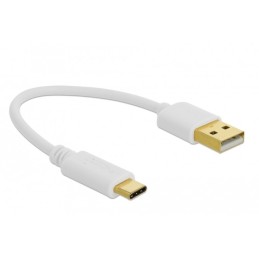 DeLOCK Cavo di ricarica USB di Tipo-A per USB Type-C da 15 cm