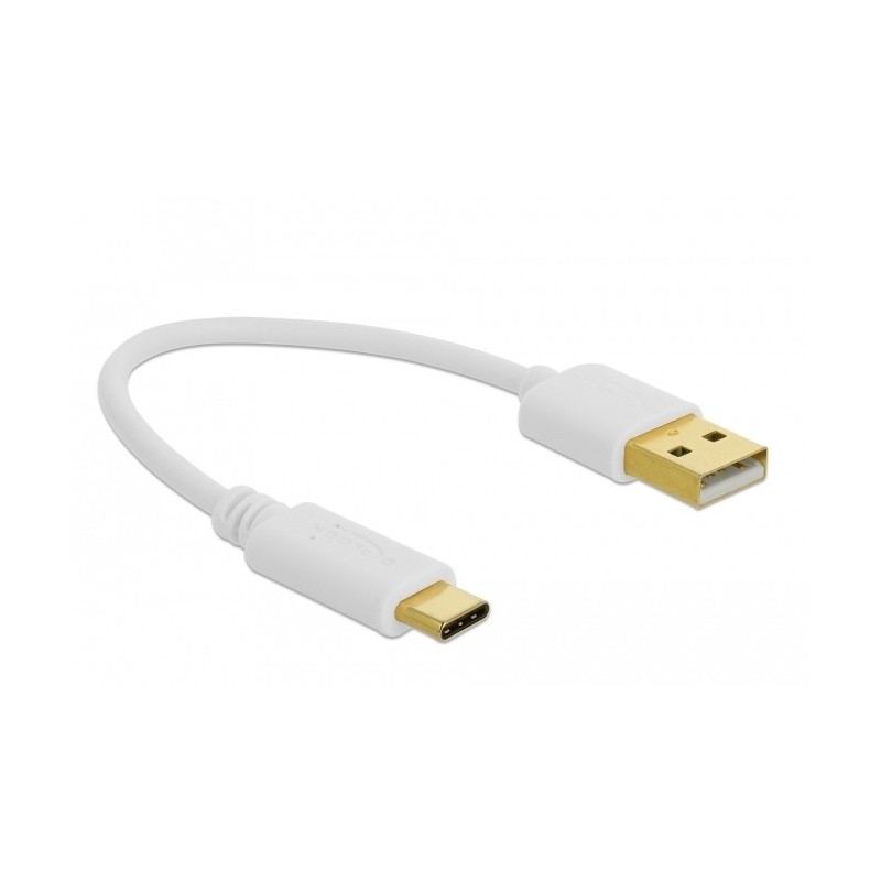 DeLOCK Cavo di ricarica USB di Tipo-A per USB Type-C da 15 cm