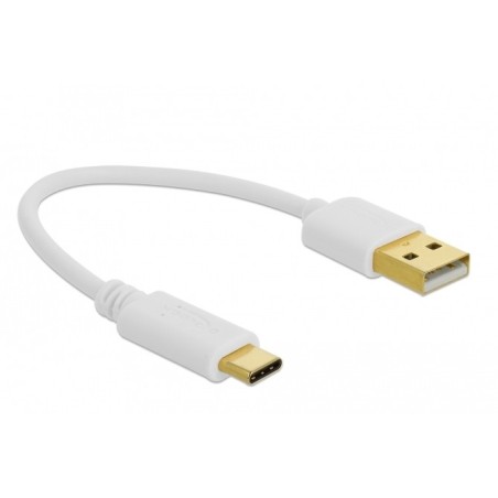 DeLOCK Cavo di ricarica USB di Tipo-A per USB Type-C da 15 cm