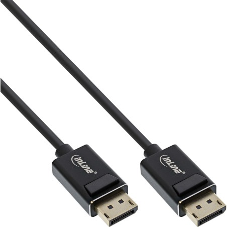 InLine Cavo DisplayPort 2.0, 8K4K UHBR, nero, contatti dorati, 2m