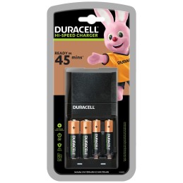 Duracell Caricabatterie 45 minuti + 2xAA, 2xAAA