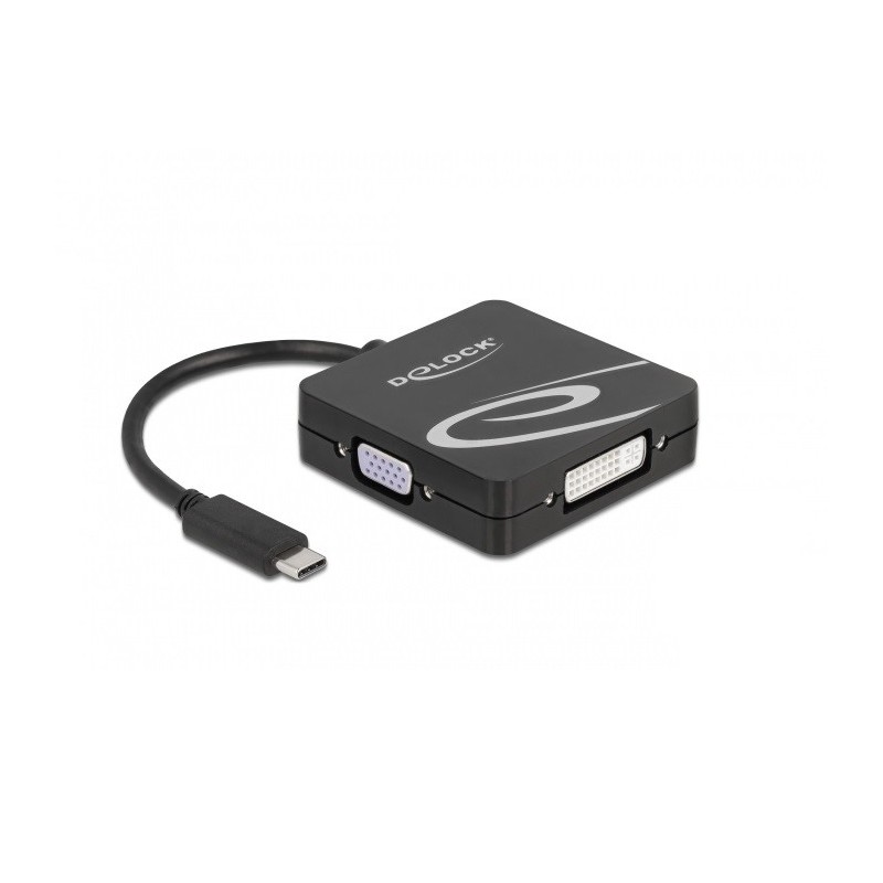 DeLOCK Adattatore USB Type-C per monitor VGA, DVI, HDMI o DisplayPort