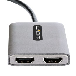 StarTech.com Adattatore USB-C HDMI - Hub USB C MST a Doppio HDMI 4K 60Hz - Convertitore USB Type-C a Multi Monitor HDMI per