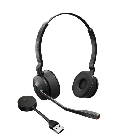 Jabra 9559-410-111 cuffia e auricolare Wireless A Padiglione Ufficio Nero, Titanio