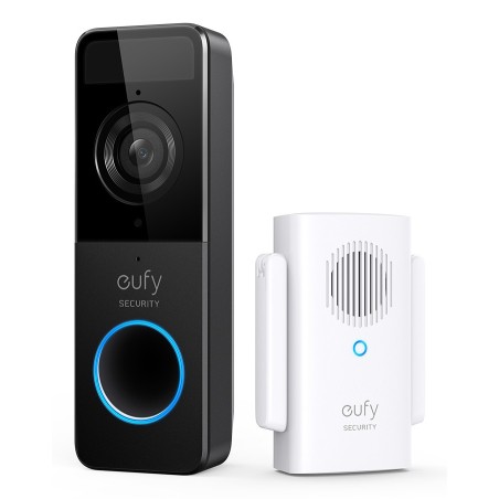 Eufy Video Doorbell 1080p Nero, Bianco