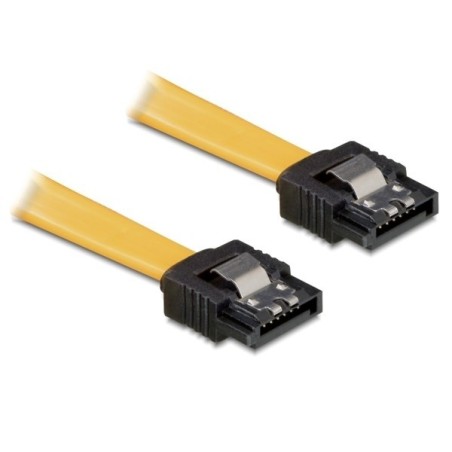 DeLOCK 0.3m SATA Cable cavo SATA 0,3 m Giallo